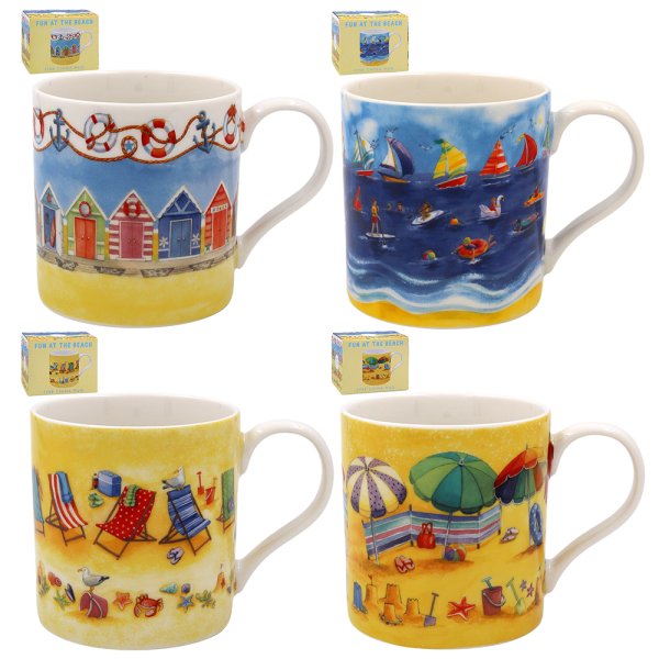 BEACH MUG 4 ASST