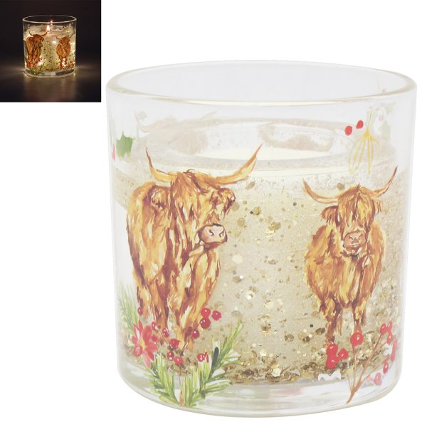 HIGHLAND COW LED CANDLE
