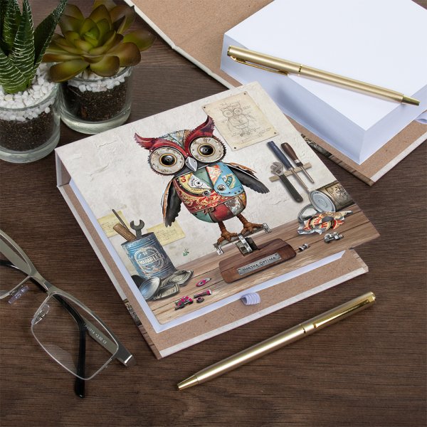 SCRAP OWL MEMO PAD