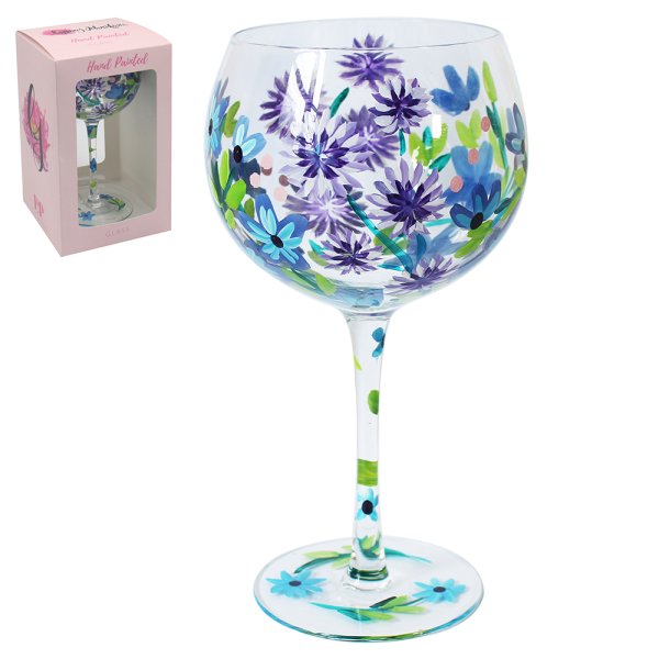 CORNFLOWERS GIN GLASS