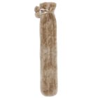 LONG HOT WATER BOTTLE BEIGE