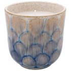 TORTOISE SHELL CANDLE BLUE