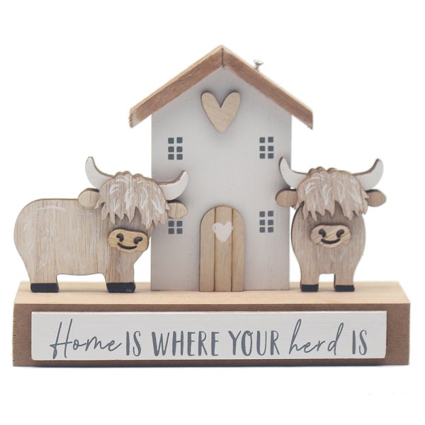HIGHLAND COW PLAQUE