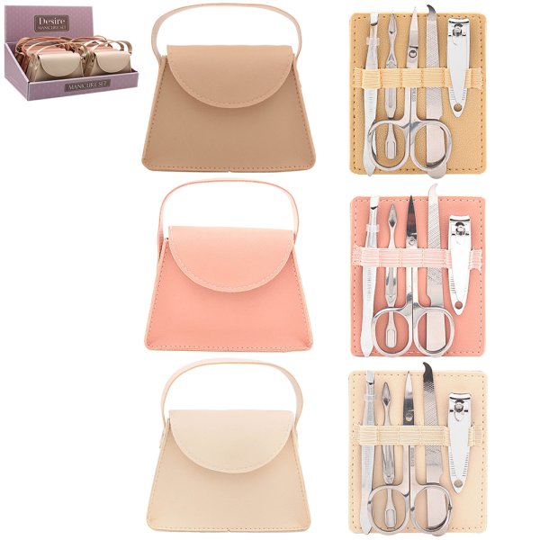 HANDBAG MANICURE SET 3 ASST