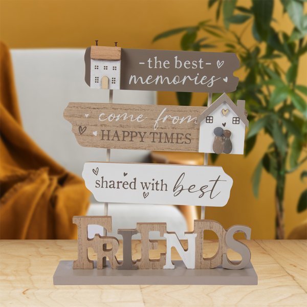 FRIENDS STANDING PLAQUE
