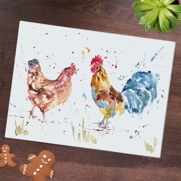 Cockerel and Hen with Chicks Fine China Jug in Matching Gift Box LP94163 