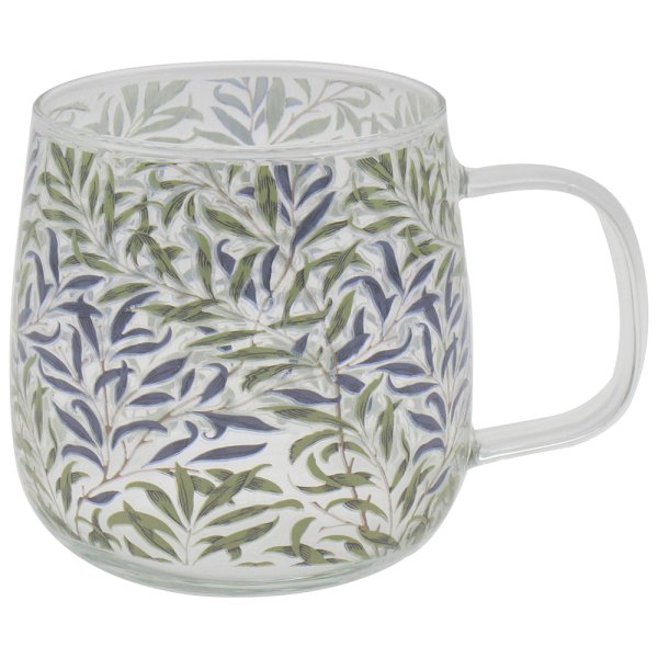 WILLOW BOUGH GLASS MUG