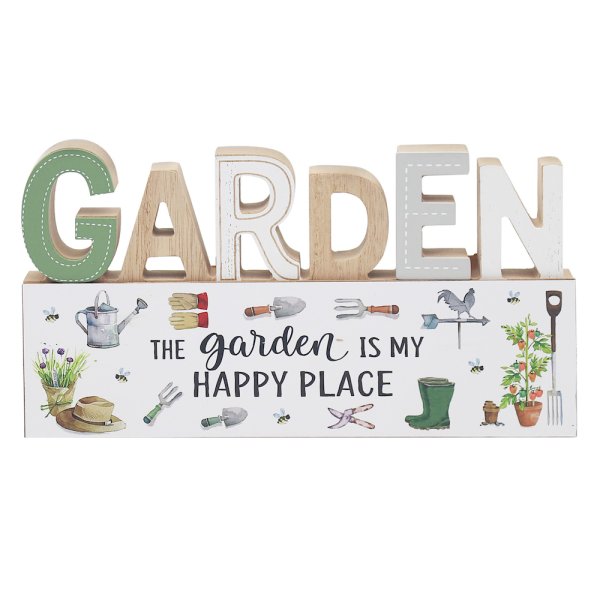 GREEN FINGERS STANDING PLAQUE