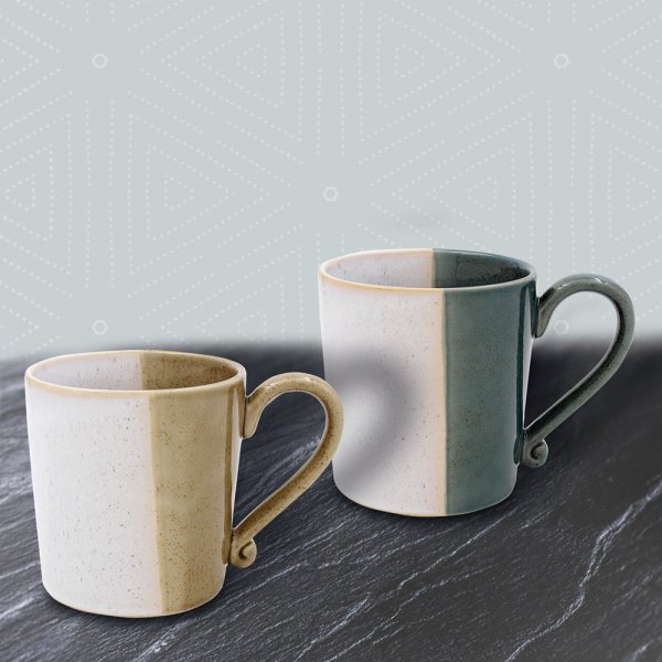REACTIVE GLAZE MUGS 2A SET 2
