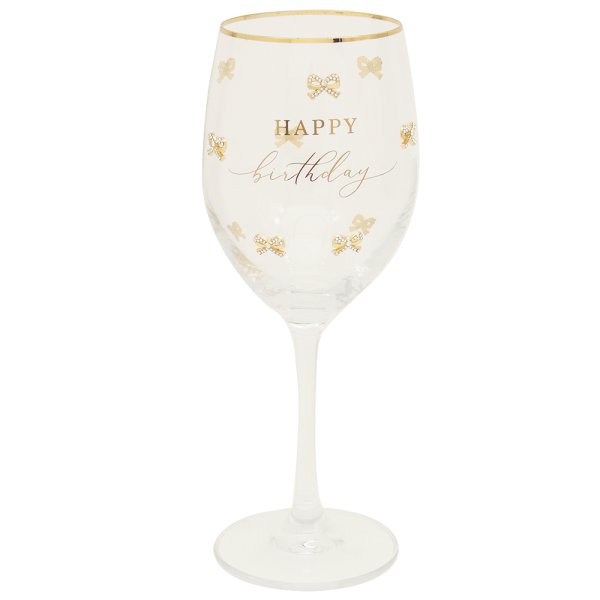 MADELAINE HAPPY BIRTHDAY GLASS