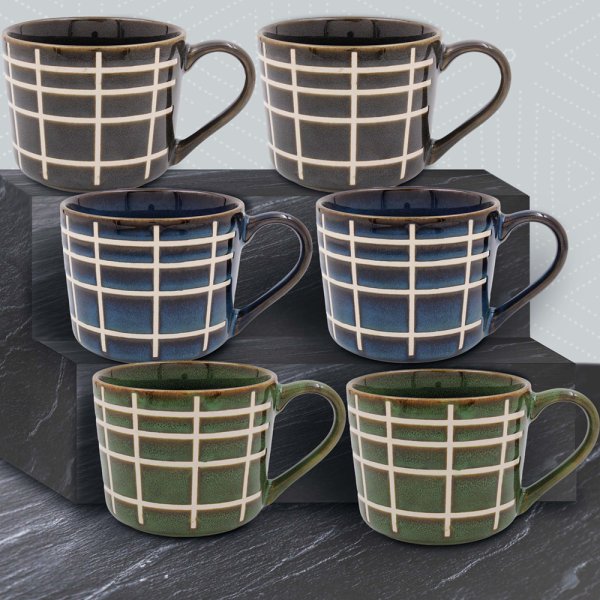 REACTIVE GLAZE MUGS SET 2