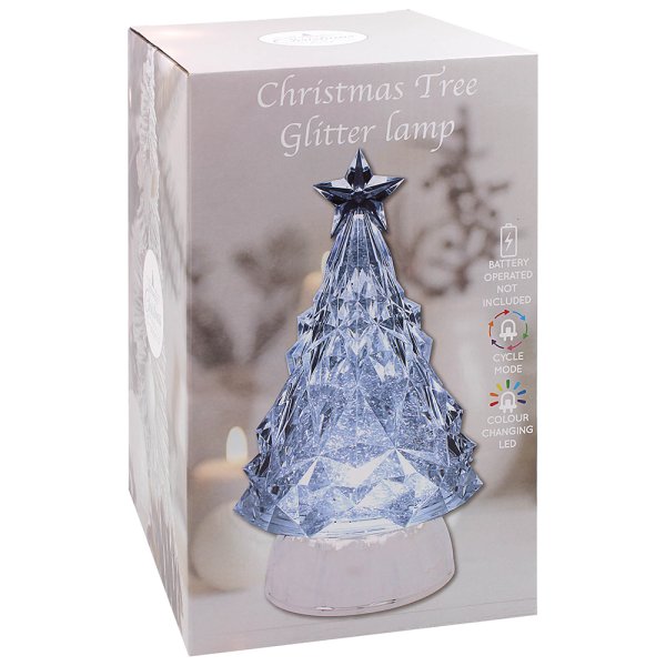 SWIRLING XMAS TREE LAMP
