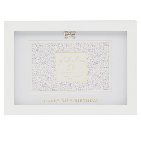 HAPPY 60TH BIRTHDAY FRAME 4"X6