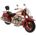 VINTAGE MOTORBIKE RED