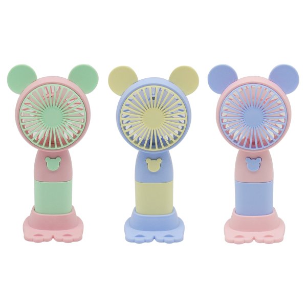 FAN RECHARGEABLE 3 ASST