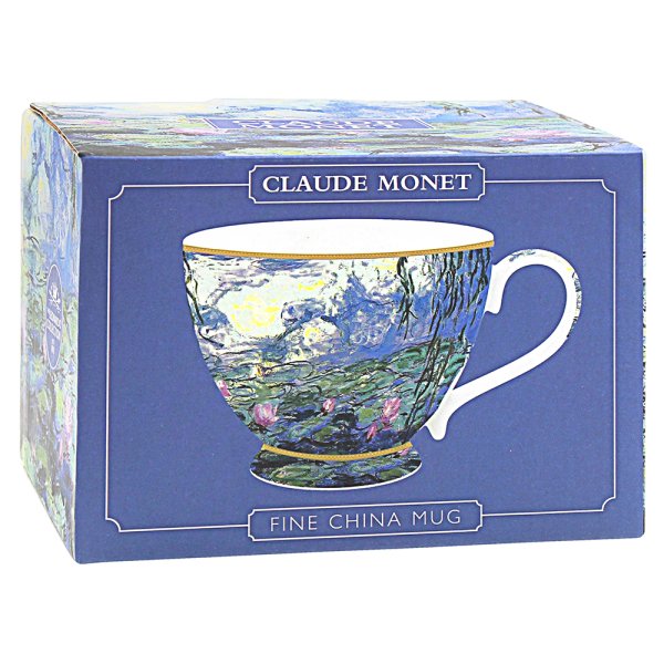 MONET FOOTED MUG WATERLILLIES