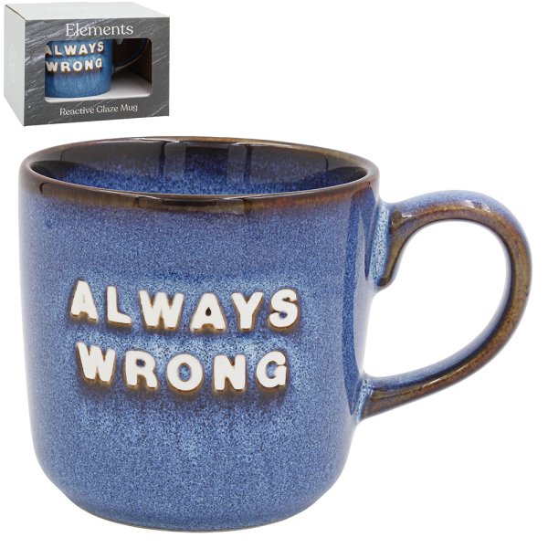 ALWAYS WRONG MUG