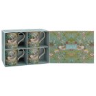 STRAWBERRY THIEF MUGS SET 4