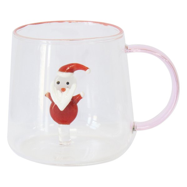 SANTA GLASS MUG