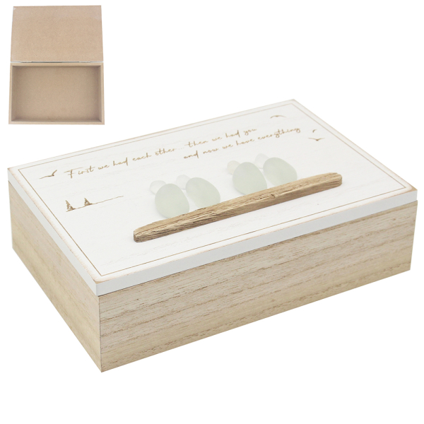 GLASS ART MEMORY BOX EACHOTHER