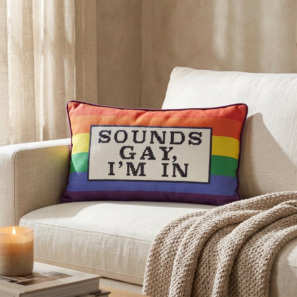 CUSHION-SOUNDS GAY IM IN