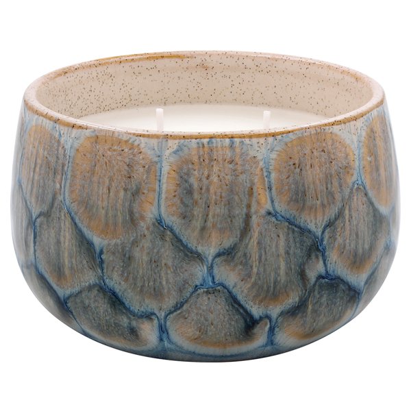 REACTIVE GLAZE CANDLE - GREEN