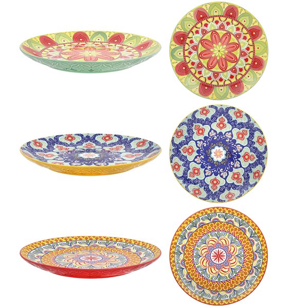 TUSCANY PLATE 10.5" 3 ASST