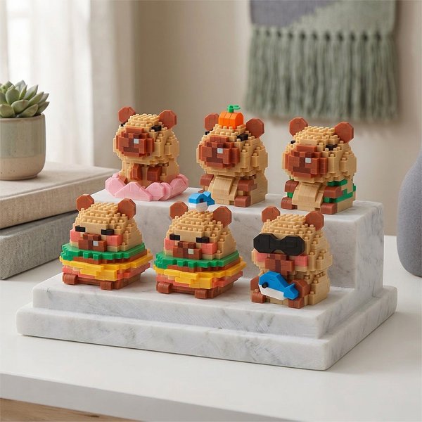 MINIBRICKS CAPYBARA 6 ASST