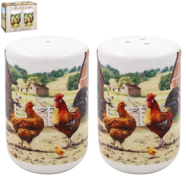 COCKEREL & HEN SALT & PEPPER