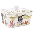 FARMYARD BUTTER DISH