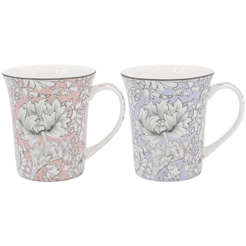 CHRYSANTHEMUM MUGS SET 2