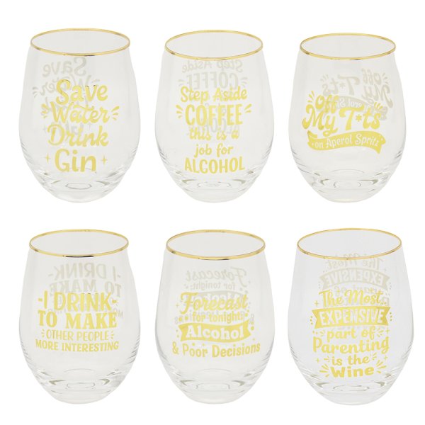 GOLD EDITION STEMLESS GLASS 6A