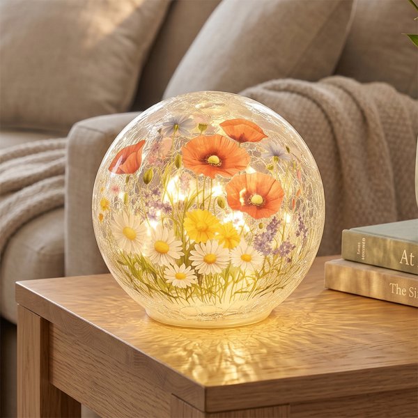 POPPY LED GLASS GLOBE