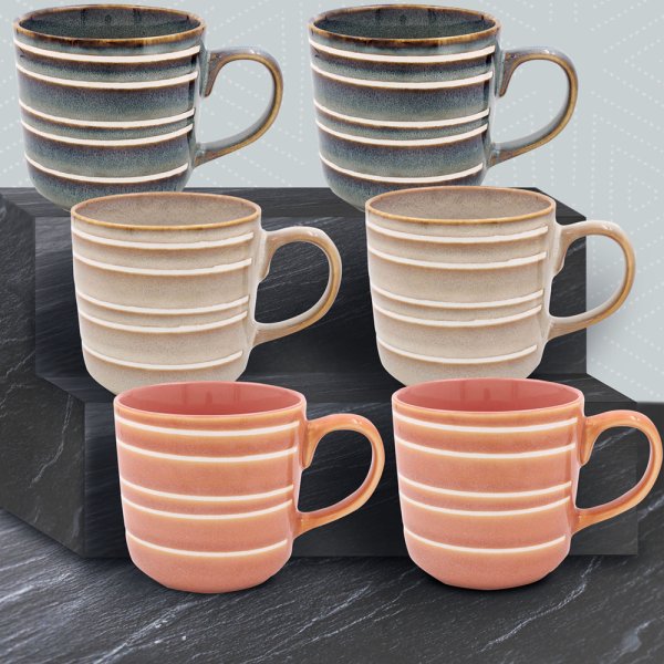 REACTIVE GLAZE MUGS SET 2