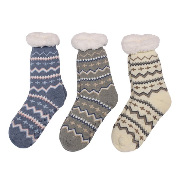 PATTERN SOCKS 3 ASST