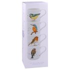 BRITISH BIRDS MUGS SET 4
