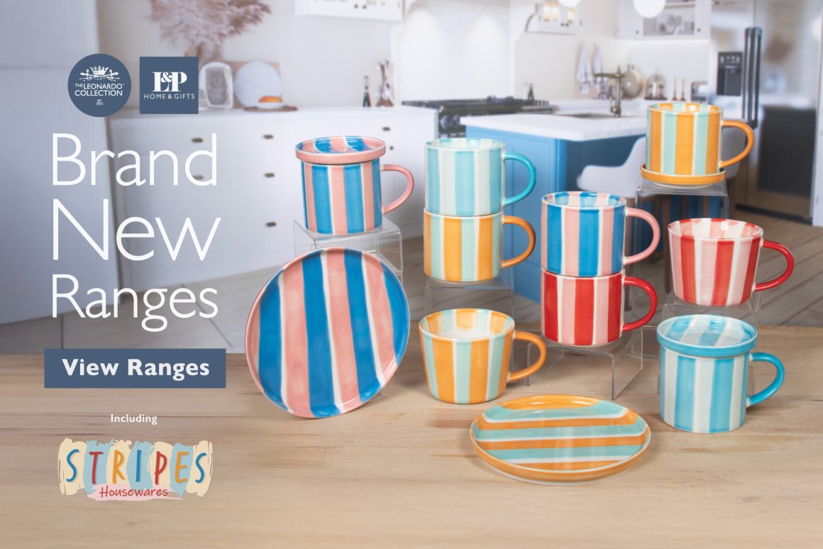 Stripes Hand Painted Ceramics