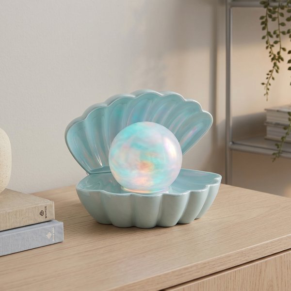 SEASHELL DREAM LAMP AQUA