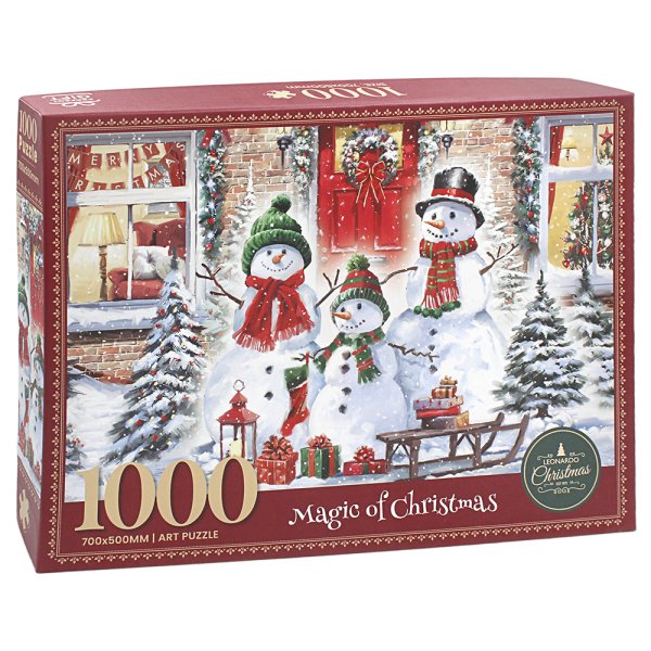 SNOWMEN WOODEN PUZZLE