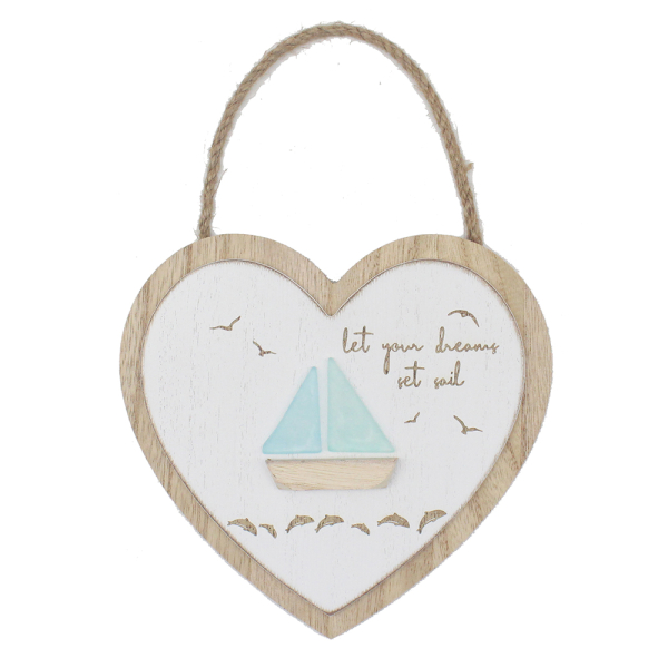 GLASS ART PLAQUE DREAM SETSAIL