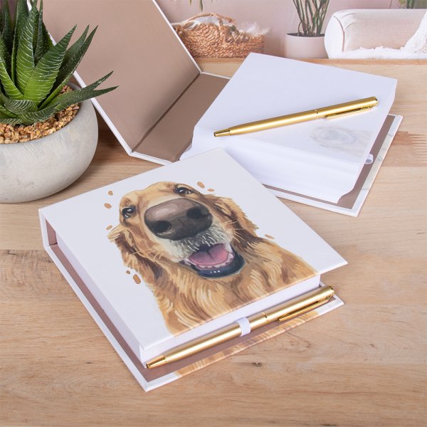 GOLDEN RETRIEVER MEMO BLOCK