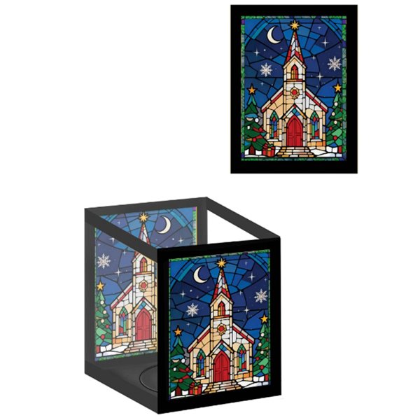 CHURCH TEA LIGHT HOLDER
