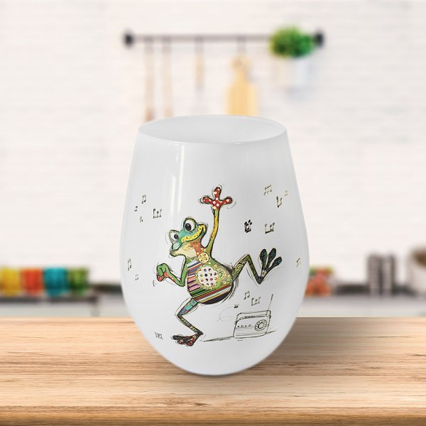 FREDDY FROG STEMLESS GLASS