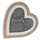 FRIENDS 3D HEART PLAQUE