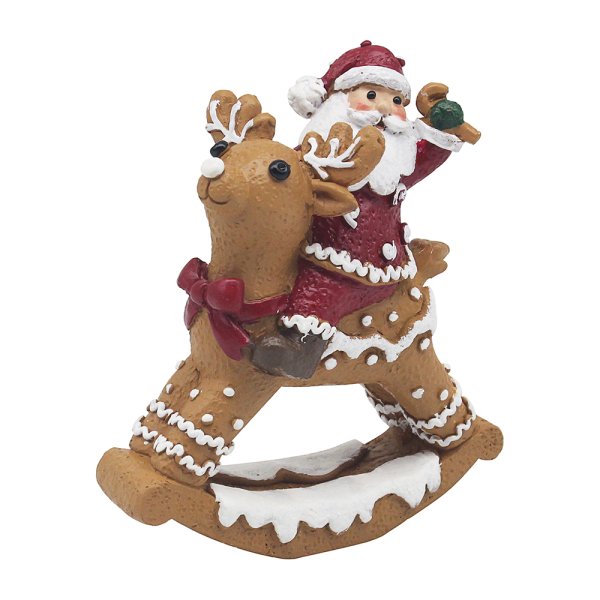 GINGERBREAD SANTA & REINDEER