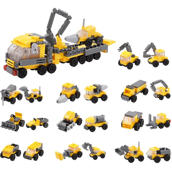 MINI BRICKS BUILDING SET OF 10