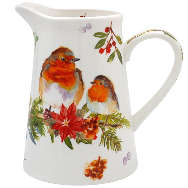 WINTER ROBINS JUG