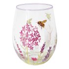 LAVENDER & BEES STEMLESS GLASS