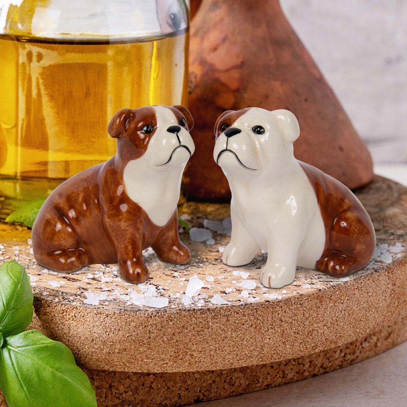 BULLDOG SALT & PEPPER SET Lesser & Pavey