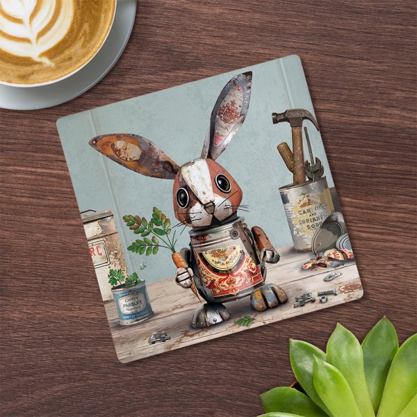 SCRAP RABBIT COASTER